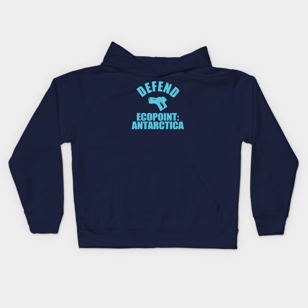 Defend Ecopoint: Antarctica Kids Hoodie by theUnluckyGoat